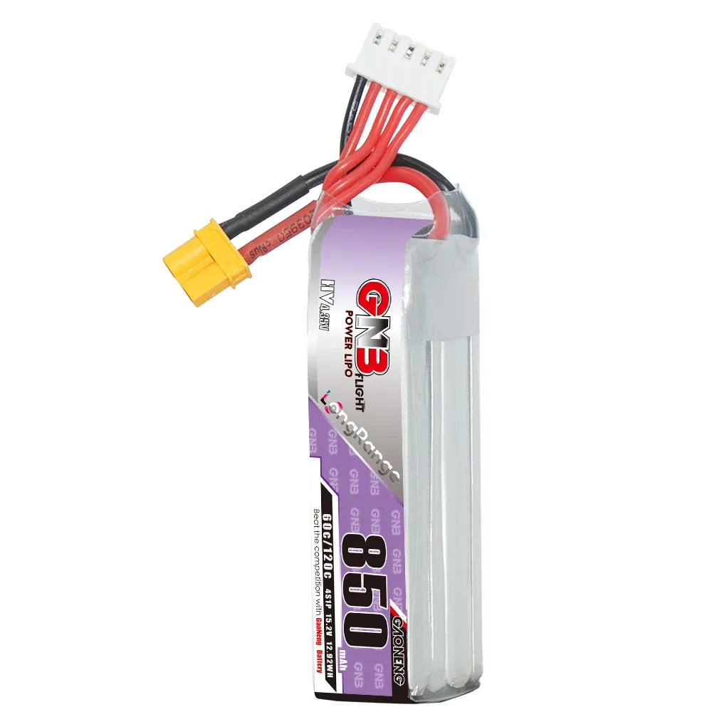 بطارية GAONENG GNB LiPo 850mAh - مراجعة Drone Battery 4S وسعره
