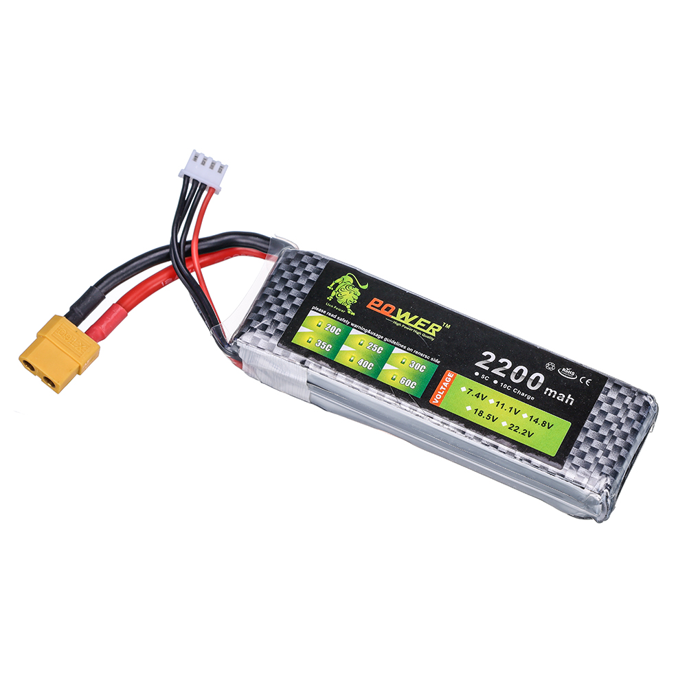 3S 11.1V 35C يبو بطارية 2200mA - مراجعة Drone Battery 3S وسعره