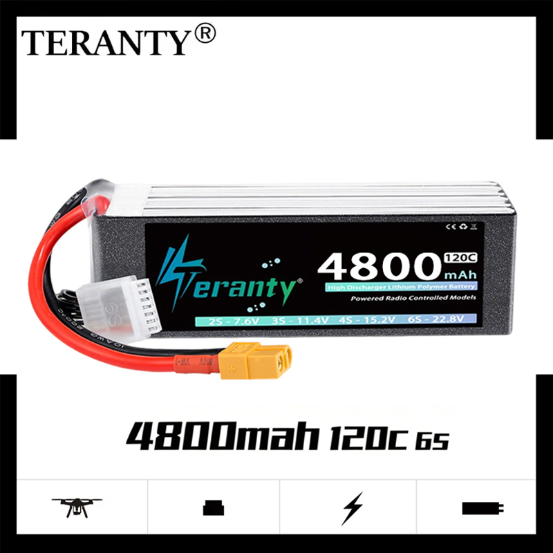 بطارية ليثيوم بوليمر TERANTY 6 - مراجعة Drone Battery Connector وسعره