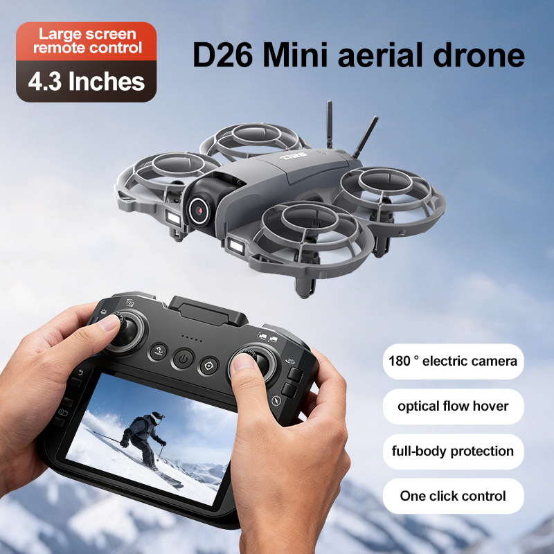 طائرة بدون طيار D26 بدقة 4K لل - مراجعة Drone Battery Box وسعره