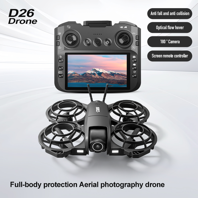 طائرة بدون طيار D26 بدقة 4K لل - مراجعة Drone Battery Box وسعره