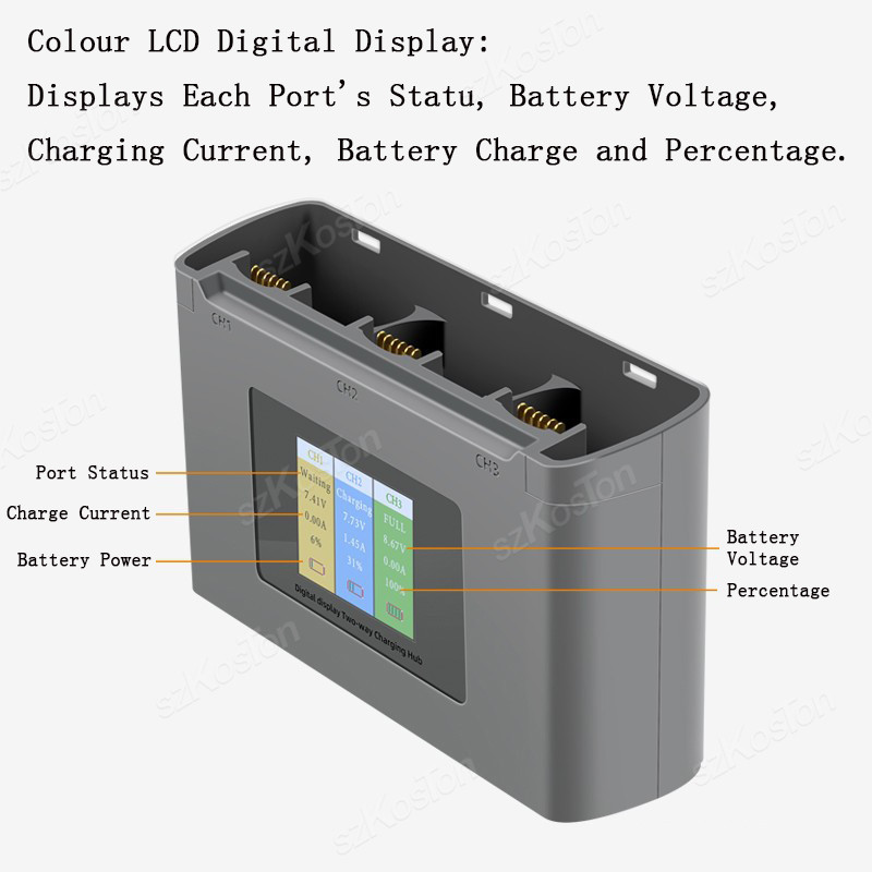 ل DJI Mavic Mini 2/SE Mini 4K  - مراجعة Drone Battery Smart وسعره
